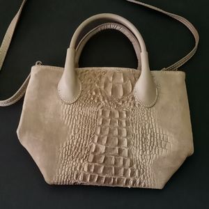 Borse in Pelle Genuine Alligator & Suede Purse